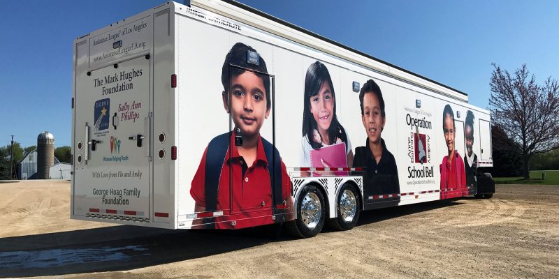 Assistance League of LA specialty trailer