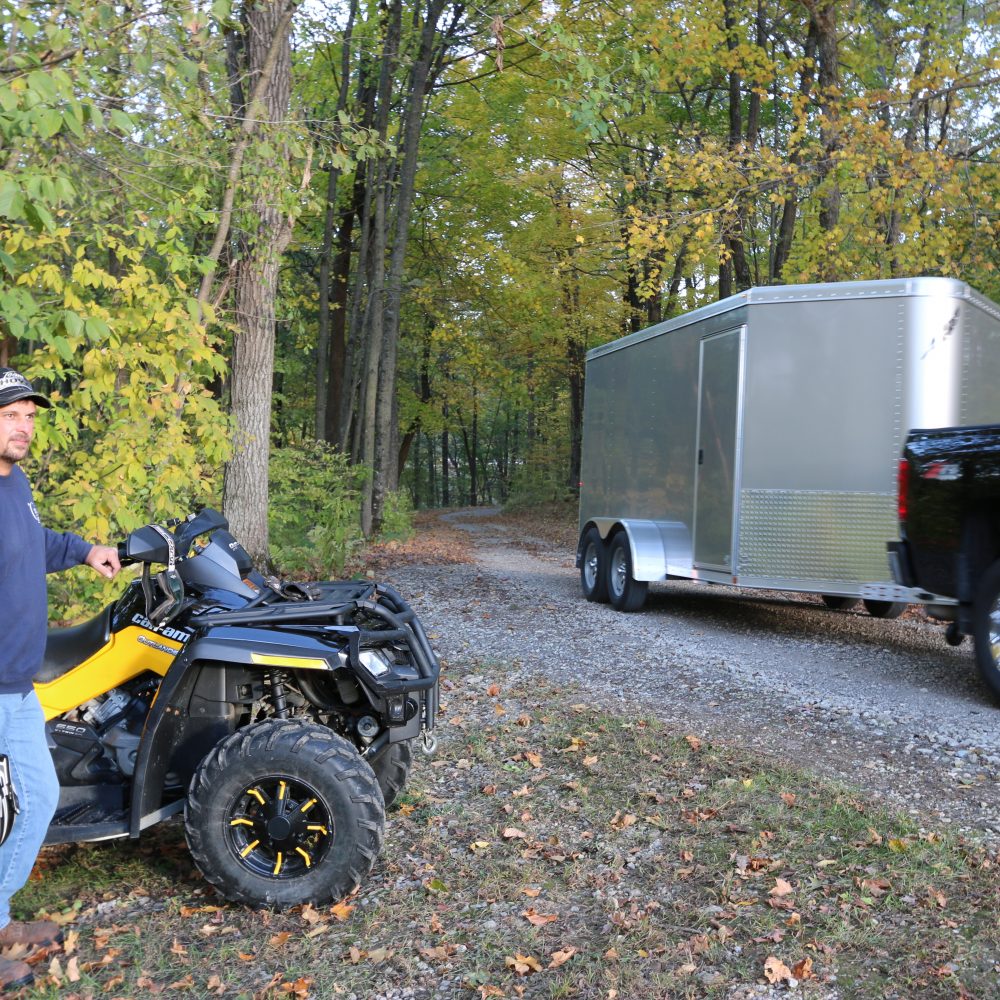 Model 1610 ATV trailer