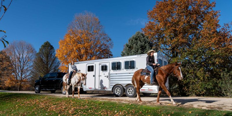 Featherlite horse trailer