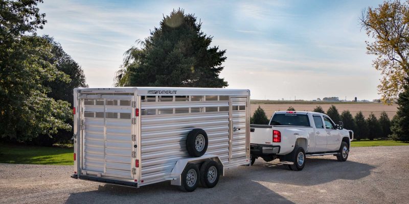 Featherlite livestock trailer 8107