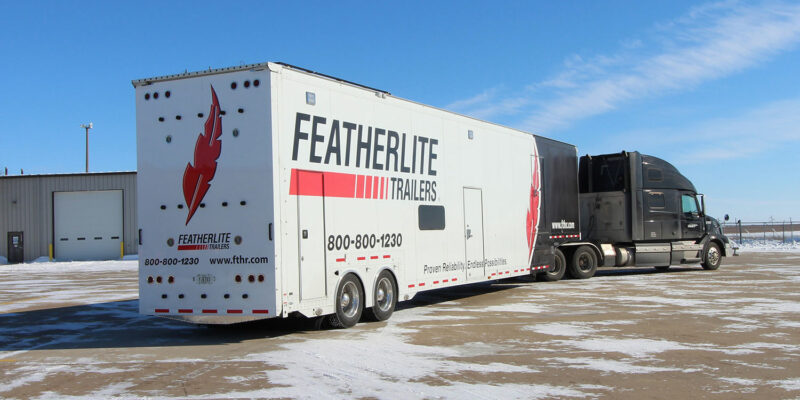 Featherlite transporter