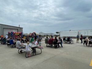 Food, bouncy houses and more were the highlights of the Featherlite employee event.