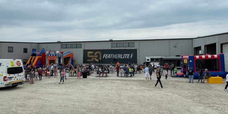 Featherlite hosts ‘Cheers to 50 Years’ Employee Event
