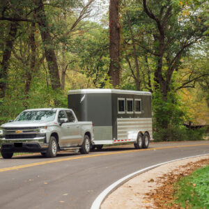 Bumper pull Model 9400 horse trailer